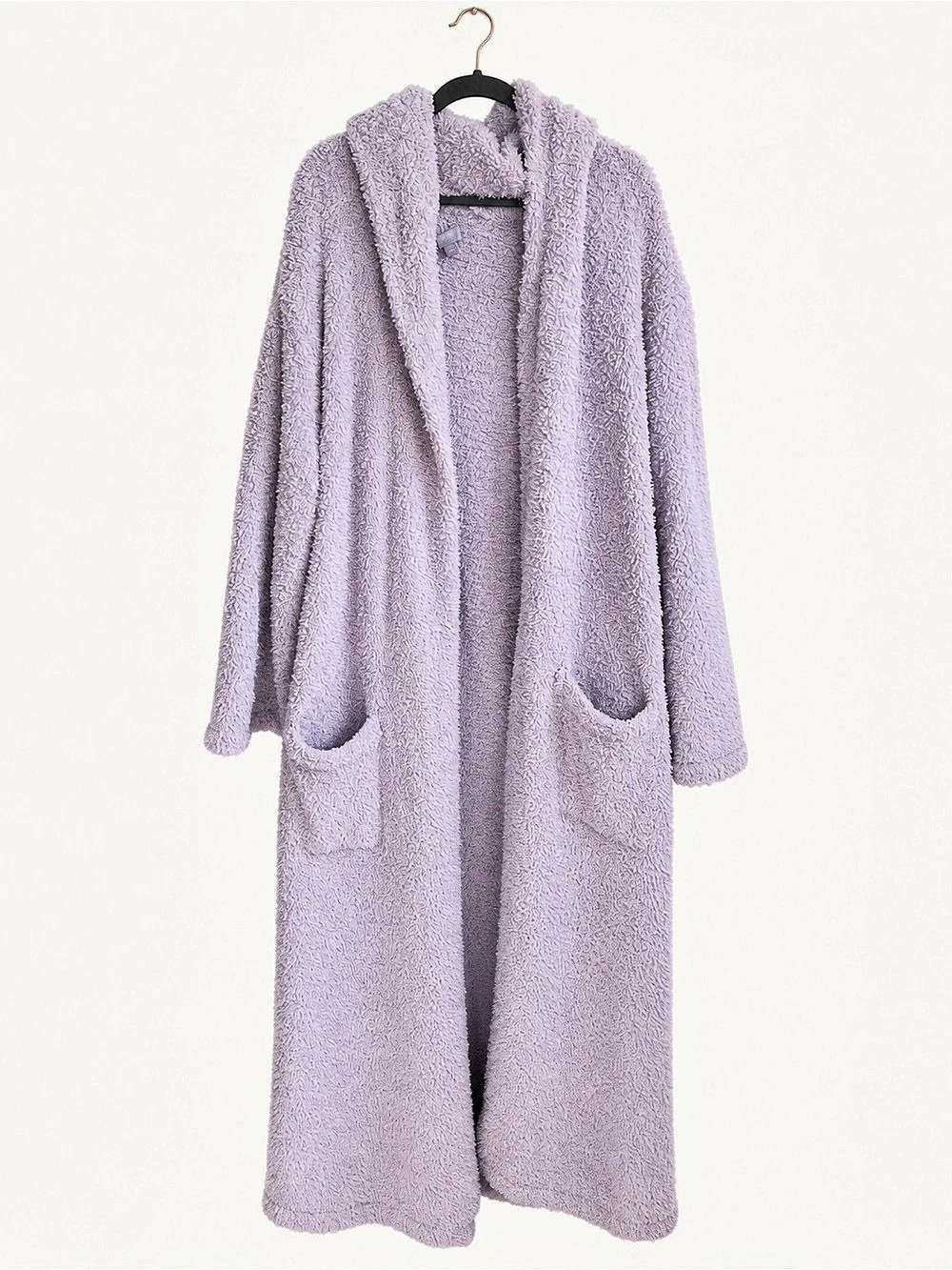 Barefoot dreams robe Plush Hooded Robe in Purple Size 3 Like New
